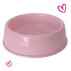 Markapet Kedi Köpek Plastik Mama Ve Su Kabı 20 cm - 200 ml Pembe - SF-PLSTKMK-PMB