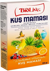Biolive Yumurtalı ve Meyveli Kuş Maması 100 gr - 13019