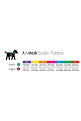 Tailpetz Air Mesh Köpek Göğüs Tasması XSmall 32x36 cm Brown - TLZPZ-XS-BRWN