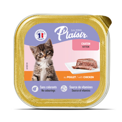 Plaisir Kitten Tavuk Etli Pate Yavru Kedi Yaş Maması 100 Gr - E-006