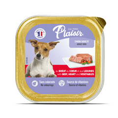 Plaisir Beef Biftek Etli Parçalı ve Soslu Köpek Konservesi 150 Gr - F-001
