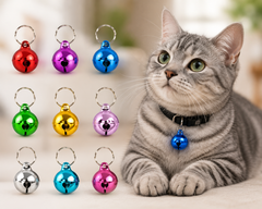 Renkli Metal Kedi ve Köpek Tasma Çanı – Tasma Aksesuarı 1 Adet - 202533