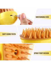 Pet Brush Buharlı Şarjlı Kedi Köpek Yıkama Aparatı - DG-2113