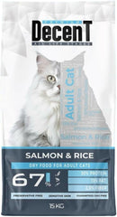 Decent Premium Somon Balıklı Kedi Maması 15 kg - DC7820-KDSMNBLK