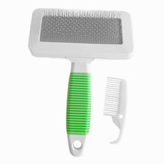 Markapet Temizleme Aparatlı Kedi Köpek Tarağı 7 cm-14 cm Small Yeşil - MRKPT-TRK-YSLS