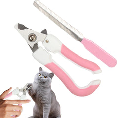Törpülü Kedi Köpek Tırnak Makası 5,5*14,5 cm Pembe - SF-ST00897-PMB