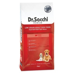 Dr. Sacchi Dr.Sacchi Premium Sığır Etli Düşük Tahıllı Yetişkin Köpek Maması 12 Kg - 13373