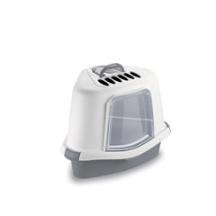 Stefanplast Sprınt Corner Plus Beyaz/gri Kedi Tuvaleti 56x40x40cm - 391-96822
