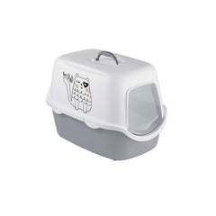 Stefanplast Cathy Grıffe Gri/beyaz Kedi Tuvaleti 56x40x40cm - 391-98690