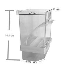 Akıllı Kuş Yemliği Taban Hazneli Beyaz (10-7,5)-14,5 cm - SF-DZ-AKLLYMLK