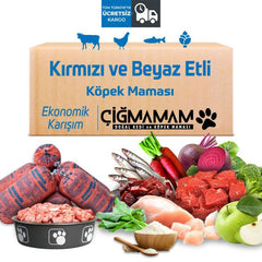 Çiğ Mamam Ekonomik Köpek Barf Maması 12 kg