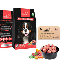 Çiğ Mamam Köpek İçin Kuzulu Köfte 12 Kg