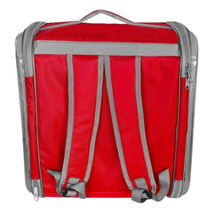 Markapet Çift Cam Kedi Köpek Taşıma Çantası 32x40x42 cm Kırmızı - SF-CFTCM-KRMZ