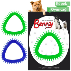 Benny Köpek Oyuncağı Üçgen 8 x 8.5 cm Çeşitli Renklerde - BNY-1116