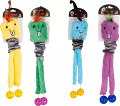 Uzayabilen Peluş Toplu Yaylı Kedi Köpek Oyuncağı Çeşitli Renklerde 45 cm - 293769