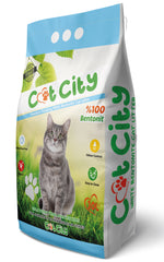 Cat City Doğal Bentonit Topaklanan Kedi Kumu 10 Lt Marsilya Sabunlu - 10790-7
