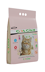 Cat City Ekstra Parfümlü Bentonit Topaklanan Kedi Kumu 10 Lt Bebek Pudralı ( 4 Adet ) - 10790-B4