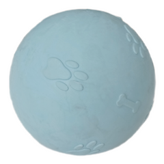 Pati Desenli Termoplastik Sert Köpek Oyun Topu 8 cm Large Açık Mavi - SF-SRTTPLRG-AMV