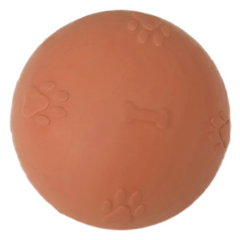 Pati Desenli Termoplastik Sert Köpek Oyun Topu 8 cm Large Turuncu - SF-SRTTPLRG-TRNC
