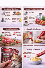 Kuzu Etli, Sebzeli ve Keçi Sütlü Kedi Krema Ödülü (6x12 gr) - 13441-5-2