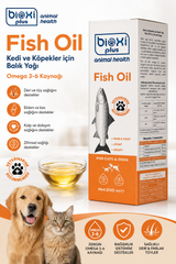 Bioxi Plus Fish Oil Kedi Köpek Balık Yağı 200 ml - 13573