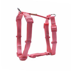 Doggie Ayarlanabilir Özellikli El Yapımı Köpek Göğüs Tasması 1,5 x 35-50 cm Pembe - DAGT-S-PMB
