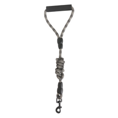 Köpek Göğüs Tasma Seti Dalga Desenli 2.5 cm*50-72 cm Siyah-Beyaz - SF-DKMSET-DLGSYH
