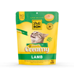 Delibon Krema Kedi Ödül Maması 15g 32 Adet Kuzu Etli - CREAMY32X15LAMB