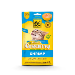 Delibon Krema Kedi Ödül Maması 15g 5 Adet Karidesli - CREAMY5X15SHRIMP