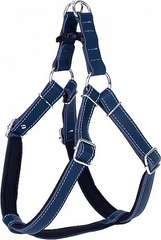 Doggie Fırstclass Deri Ronın Köpek Göğüs Tasması Xlarge Mavi 2,5x65-75 Cm - FCGT-XL-MV