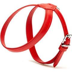 Doggie Flotter El Yapımı Deri Köpek Göğüs Tasması 2 x 42 -55 cm Kırmızı - YGTXL-KRMZ