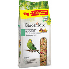 Gardenmix Platin Seri Vitaminli Meyveli Muhabbet Kuşu Yemi 1 Kg + 100 gr hediyeli - 900-025