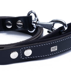 Doggie Softlu Deri Köpek Gezdirme Kayışı 3 cm*100 cm Siyah - FCZT-30-SYH