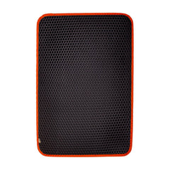 Cattie Kum Toplayıcı Fonksiyonel Kedi Paspası Altıgen 37-50 cm Turuncu - HEXMATMORANGE