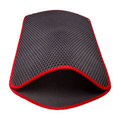 Cattie Kum Toplayıcı Fonksiyonel Kedi Paspası Altıgen 37-50 cm Kırmızı - HEXMATMRED