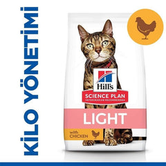 Hill'S Science Plan Light Tavuklu Düşük Kalorili Kedi Maması 3 Kg - 610-604081