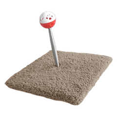 Yaylı Toplu Hacıyatmaz Kedi Aktivite Oyuncağı 16-20 cm Taba - SF-HCYTMZ-TB