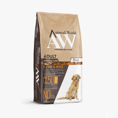 Animal World Kuzu Etli ve Pirinçli Yetişkin Köpek Maması 15kg - 10391-00162