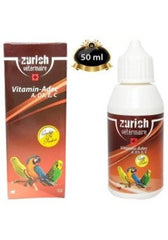 Zurich Kuş Vitamini A, D3, E, C Vitaminleri 50 ml ADEC - ZRC-4259