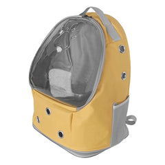 Patili Astronot Şeffaf Taşıma Sırt Çantası Sarı 24 x 32 x 42 cm - SF-ASTRNTPTL-SR