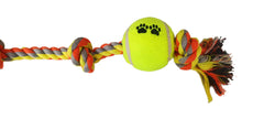 Tenis Toplu Uzun Düğümlü Köpek Diş İpi 7-40 cm Sarı - SF-DISIPUZNDGM-SR