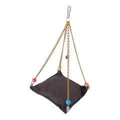 Markapet Zincirli Yataklı Kuş Hamağı Antrasit Renkte - SF-BL-1116