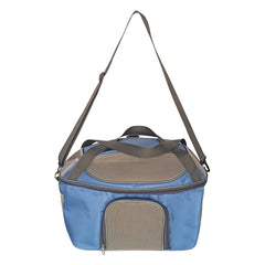 Markapet Fileli Kedi Köpek Taşıma Çantası 32-35-43 cm Large Mavi - SF-FLLCNT-MV