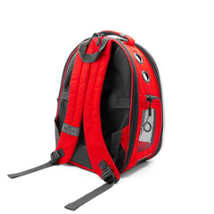 Cattie Fileli Astronot Kedi Taşıma Çantası 25x60x40cm Kırmızı - NEWVISIONPLUSRED