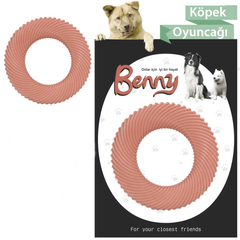 Benny Köpek Oyuncağı Yuvarlak 9,5 cm Somon Renk - BNY-1117-SMN