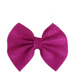 Keçe Papyonlu Kedi Köpek Tokası 4.5-5.5 cm Pembe( 2 Adet ) - HLL-KPKTK-PMB