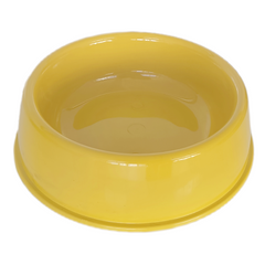 Markapet Kedi Köpek Plastik Mama Ve Su Kabı 20 cm - 200 ml Sarı - SF-PLSTKMK-SR