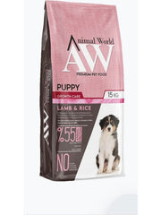 Animal World Kuzu Etli Pirinçli Yavru Köpek Maması 15 kg - AW740893-00161