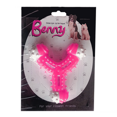 Benny Diş Kaşıma Köpek Oyuncağı Çatal 11 cm Pembe - BNY-1121-PMB