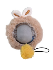 KP Şarjlı Hareketli Peluş Kedi Oyuncağı Kuyruklu 5 cm – İnteraktif Titreşimli Hareketli Top - KP-2339-2